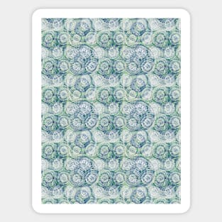 Mandala shibori white Sticker